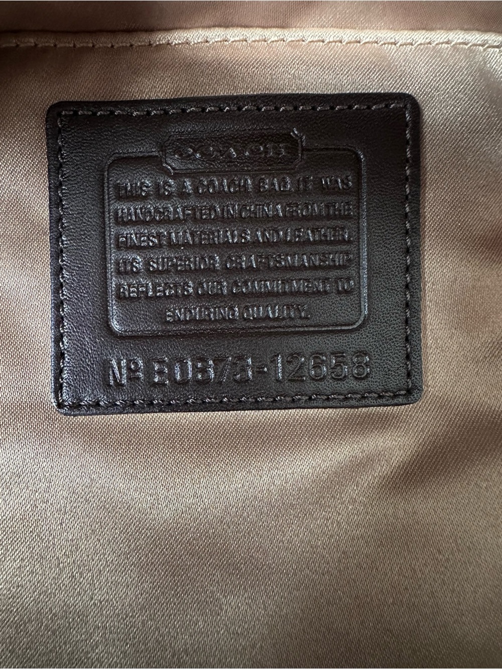 Vintage Y2K Coach Zoe Mosaic Patchwork Signature Shoulder Bag Hobo Brown EUC - Picture 16 of 16